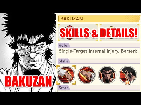 SR BAKUZAN Skills & Details! New Core Skill! [One Punch Man: THE STRONGEST]