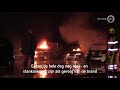 Grote brand verwoest auto's en garage in Brakel