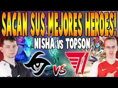 SECRET vs T1 [BO3] - Sacan Sus Mejores Heroes "NISHA vs TOPSON" - THE INTERNATIONAL 2022 DOTA 2