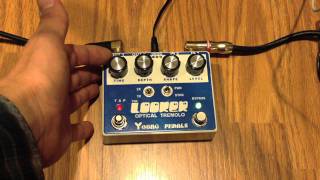 Video thumbnail for The Looker Optical Tremolo Young Pedals by shnobel