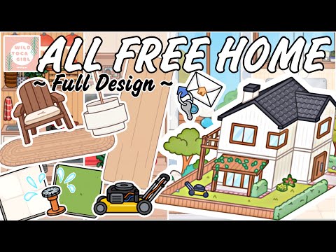 NEW FREE UPDATE! 🤩 BIG FAMILY HOME 🏠✨ ALL 🆓 FULL DESIGN! ✨ TOCA BOCA WORLD 🌍 