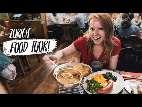 Zurich FOOD TOUR! Delicious Swiss Food + World’s Oldest Vegetarian Restaurant! (Zurich, Switzerland)