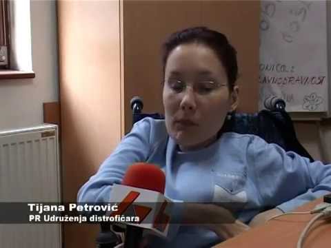 Nedelja borbe protiv mišićne distrofije, maj 2008., TV Lav, gost Tijana Petrović