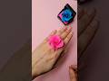 DIY Paper Rose Ring Origami Papercraft Tutorial Youtubeshorts Easy Stepbystep Kids Party
