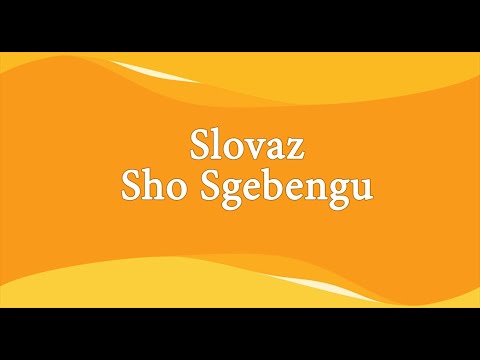 Slovaz - Sho Sgebengu (Official Lyric Video)