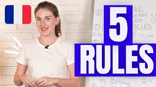 The Basics of French Grammar for Beginners  5 Rule