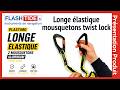 longe �lastique 2 mousquetons aluminium Twist Lock Plastimo