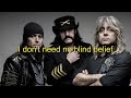 Motörhead - (Don't need) Religion (Lyrics)