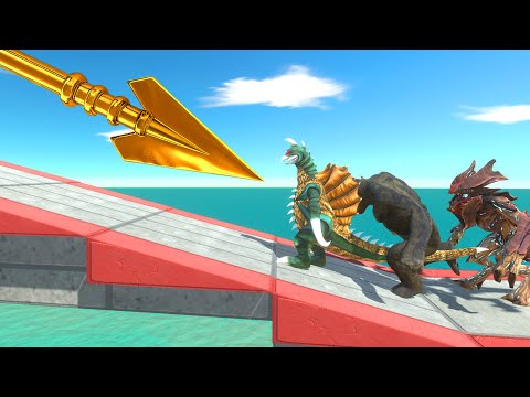 Kaiju vs Giant Spike Cannon – Who Can Dodge and Win?