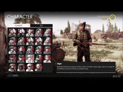Sniper Elite 4 - All Characters Shown | List (HD) [1080p60FPS]