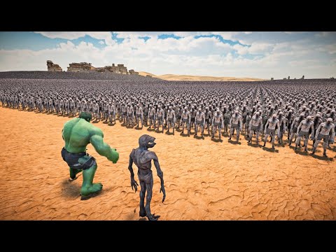 HULK & DEMOGORGON VS 1,000,000 ZOMBIES - Ultimate Epic Battle