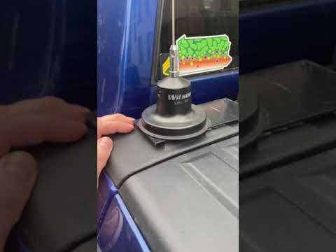 2018 RAM Rebel CB install, Cobra 18  WX ST II
