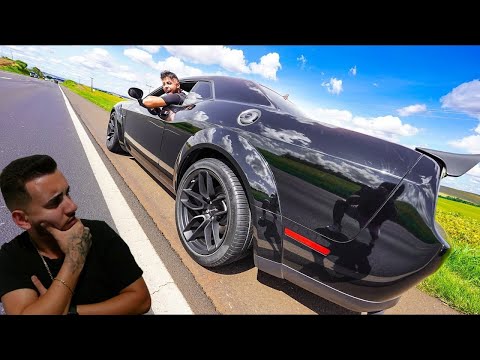 REACT  PRIMEIRO ROLE COM MEU CARRO NOVO DE 800CV !