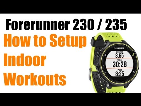 Garmin Forerunner 230 / 235 - How to Turn GPS Off (Treadmill Run) ! FEATURE REVIEW !
