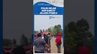 Polres Gorontalo Gelar Simulasi Sistem Pengamanan Kota Jelang Pemilu 2024