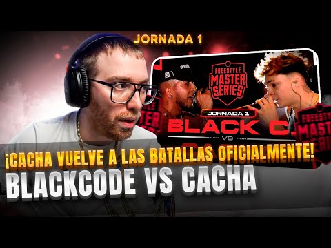 ¡CACHA VUELVE A LAS BATALLAS OFICIALMENTE! | BLACKCODE VS CACHA FMS PERÚ JORNADA 1