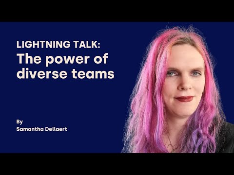 The power of diverse teams - Samantha Dellaert - DDD Europe 2025 Lightning Talk