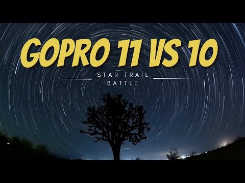 GoPro Hero 11 Star Trail vs Hero 10 Night Lapse