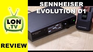Video thumbnail for Sennheiser Evolution Wireless D1 Hands-on Review - Lavalier system - EW D1-ME2 by Lon.TV