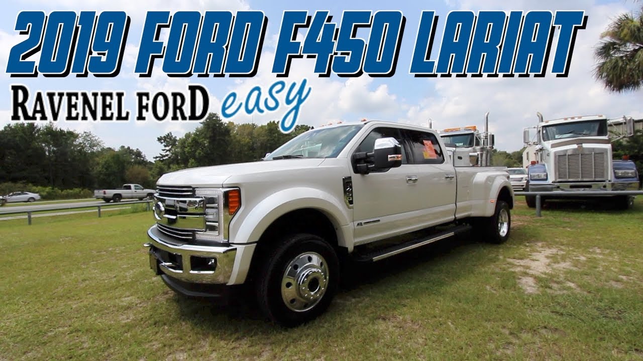 Here's a In Depth Review | 2019 FORD F450 DRW Lariat w ...
