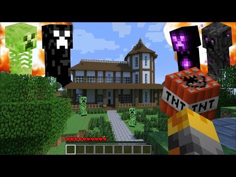 MC Naveed - Minecraft - GIANT CREEPERS APPEAR IN MY HOUSE IN MINECRAFT !! Minecraft Mods