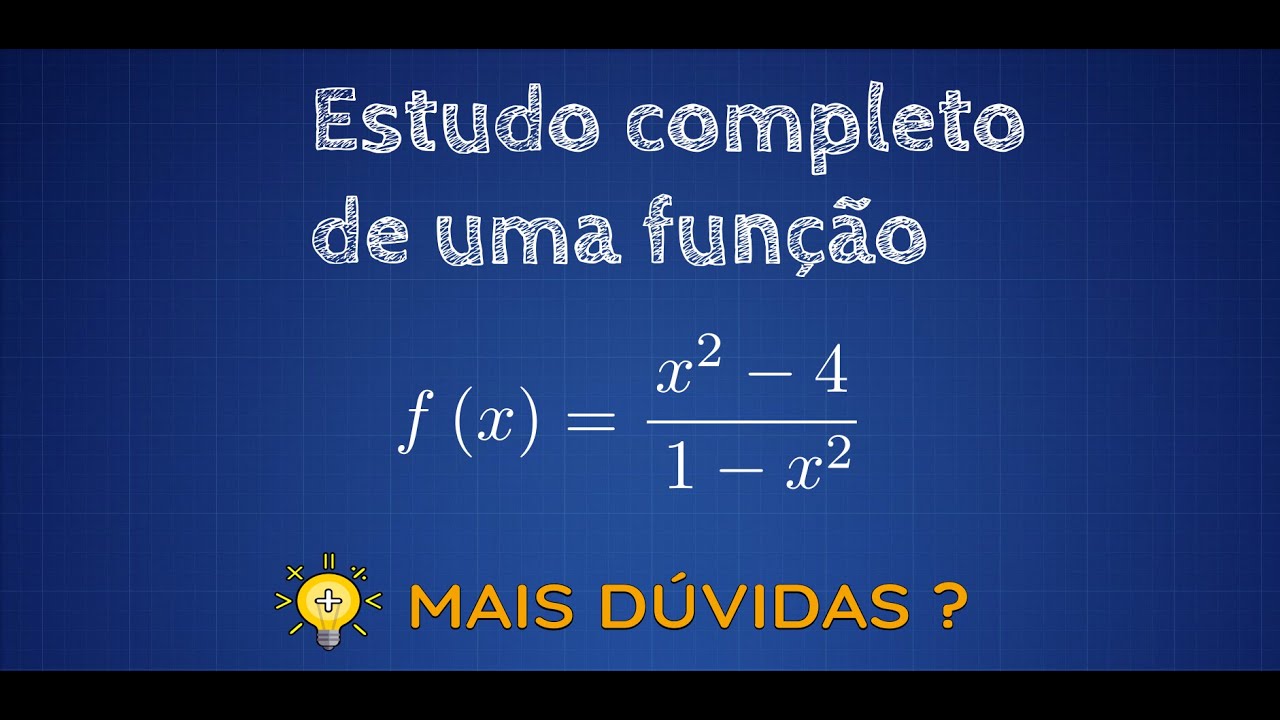 Estudo completo de uma função - Exercício 1