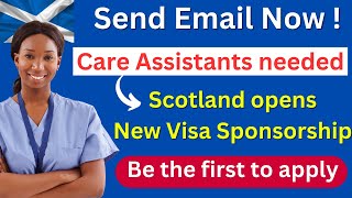 URGENT! NEW Visa Sponsorship in Scotland For Caregivers | Move to Scotland as a Care Assistant