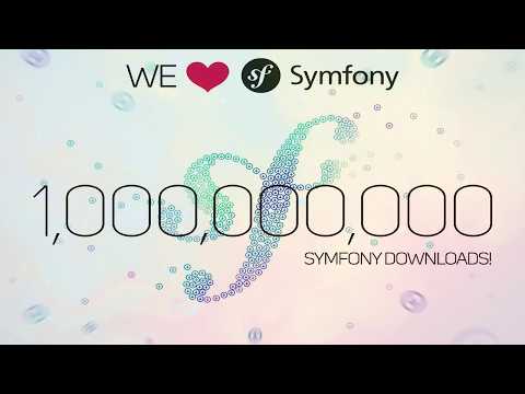 Symfony reached 1 Billion downloads!