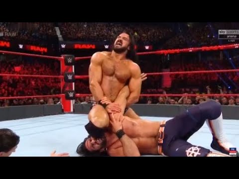 Seth Rollins Vs Drew McIntyre WWE RAW 18 March 2019