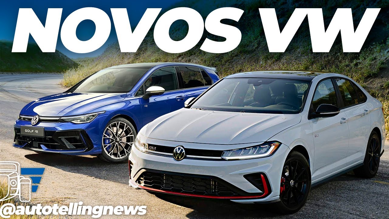JETTA GLI COM CÂMBIO MANUAL e Novos GOLF R
