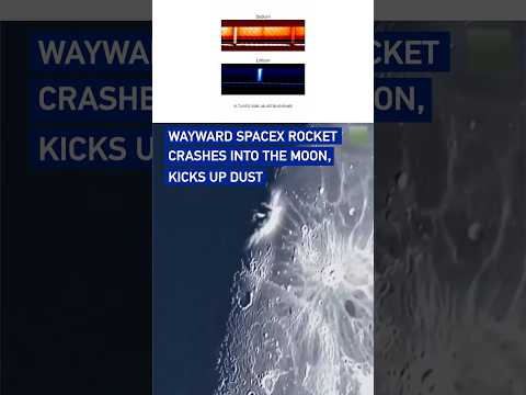 Wayward SpaceX rocket crashes into the moon, kicks up dust #worldnow