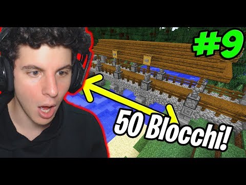 IL MIO PIU' GRANDE PROGETTO DA FINIRE! Minecraft ITA #9