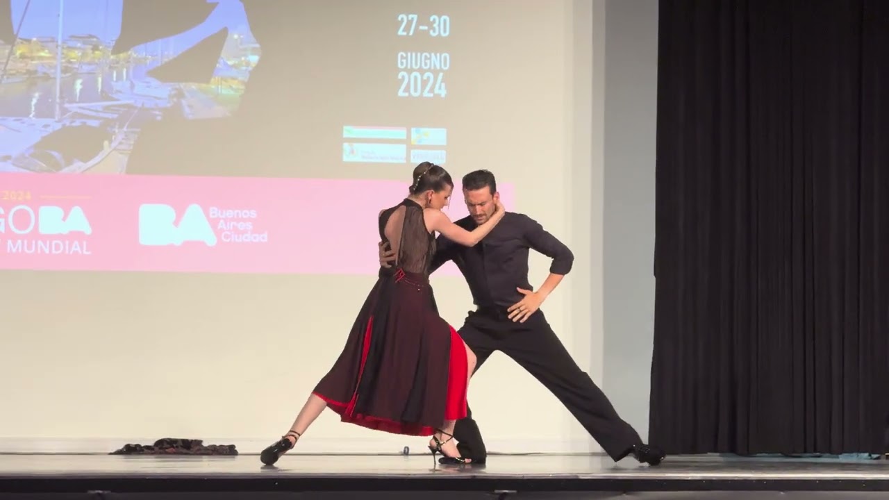Chiara Benati Andrea Vighi Finale European Tango Escenario Bellaria Igea Marina 2024 2° Posto