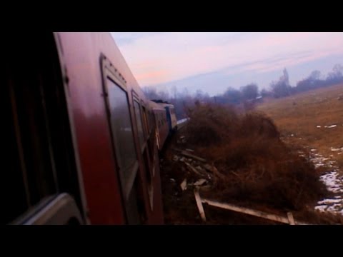 Glasul roților de tren între Bacău și Buhuși la răsărit