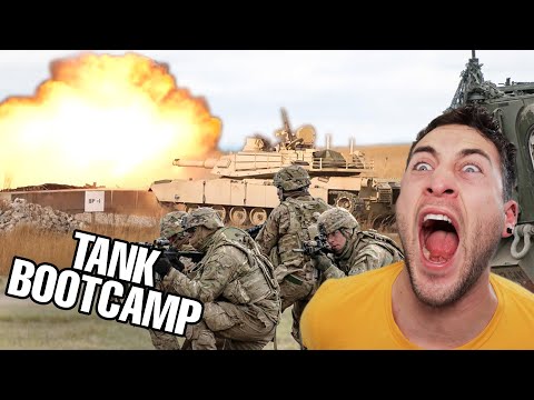 VETERAN SCARED OF TANKER BASIC TRAINING!! SHOOTING TANKS!