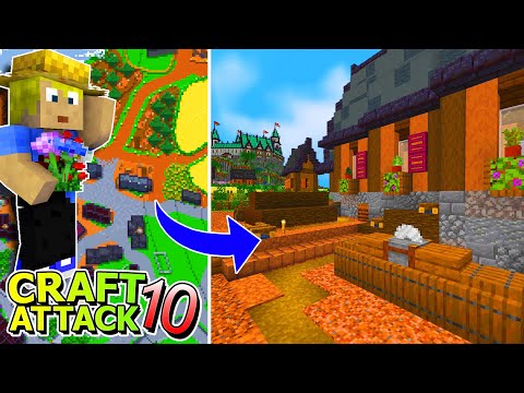 Wald & Sägewerk FERTIG! + neuer FARMER! - Minecraft Craft Attack 10 #118