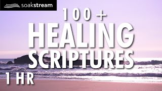 100+ Healing Scriptures With Soaking Music | Audio Bible | Bible Verses For Sleep | God’s Word