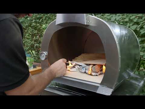 Building a Fire in the Cru 32 G2 Wood Fired Pizza Oven Video