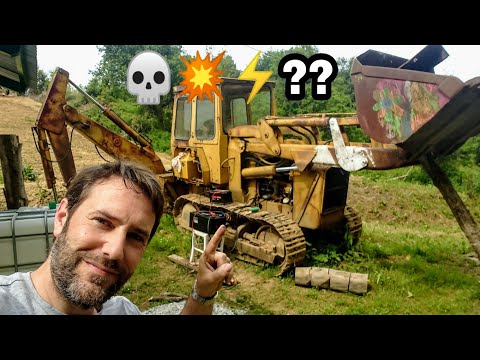 ARRANCARÁ VIEJA EXCAVADORA PARADA AÑOS? Old Diesel Excavator Engine COLD STAR After Years