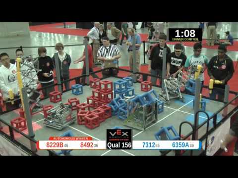 2015 VRC Sci Q156 - 8229B 8492 vs 7312 6359A - 69 to 50 - VEX Worlds 2015 - Science Division