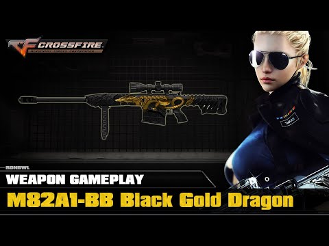 CrossFire VN - Barrett M82A1-Born Beast Black Gold Dragon