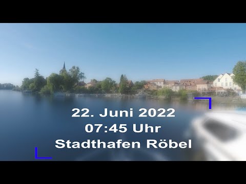 Bootsurlaub 2022 - Toernvorschlag II - Röbel nach Mirow Teil 1
