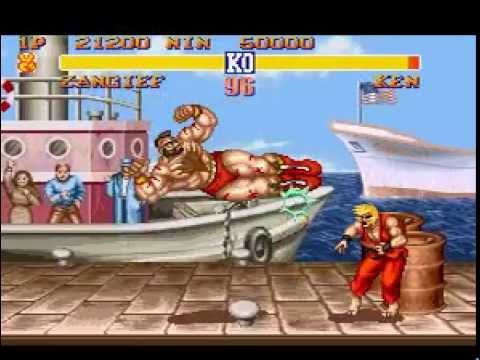 Street Fighter II - The World Warrior (SNES) - Zangief (Hardest)