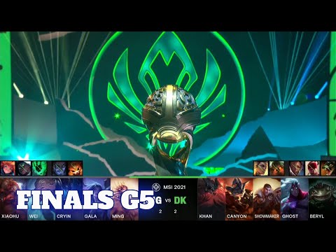 RNG vs DK - Game 5 | Grand Finals LoL MSI 2021 Knockout Stage | Royal Never Give Up vs DAMWON Kia G5