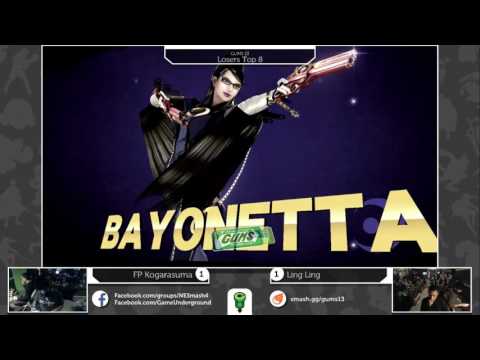 GUMS 13 Singles (Loser's Top 8) - UG Lingling (Bayonetta) vs Kogarasuma (Lucina)