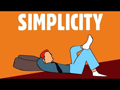 Simplicity - less is more