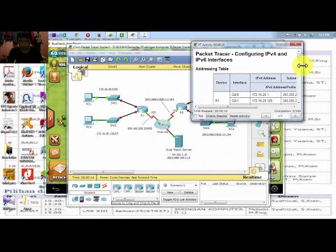 4.1.3.5 Packet Tracer   Configuring IPv4 and IPv6 Interfaces