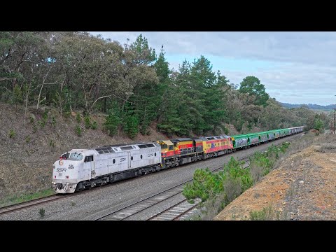 Australian Trains: SSR 707 Operations V/Line Steamrail