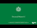 Doctoral/Masters I | UNT Commencement Spring 2024