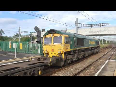 Freightliner Class 66 no: 66501 @ STJ {4V47} 06/07/2021.